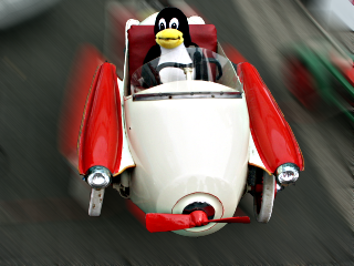 [racing Tux in
Oldtimer]