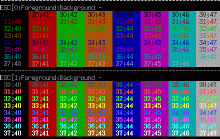 ansi colors