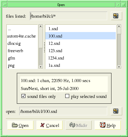 Open File dialog